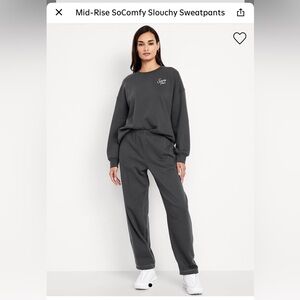 Mid-Rise SoComfy Slouchy Sweatpants